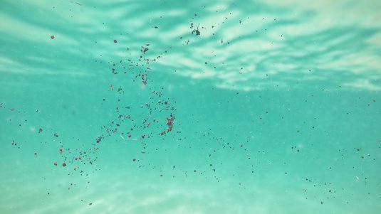 Mikroplastik setzt sich nicht ab